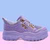 Echo Club House Winner Takes All Chunky Platform Sneaker - Grape