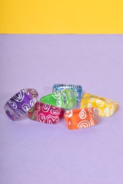 Echo Club House 90s Deadstock Clear Raver Ring