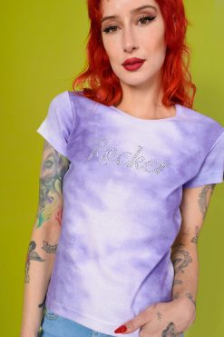 Echo Club House Wassup Rocker Deadstock Rhinestone Tee