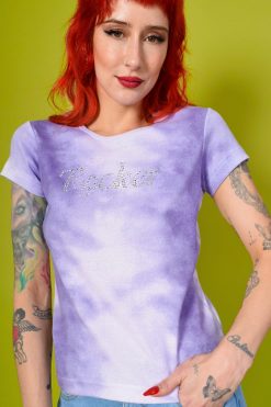 Echo Club House Wassup Rocker Deadstock Rhinestone Tee