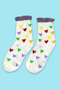 Echo Club House Follow Your Heart Ruffle Socks Accessories