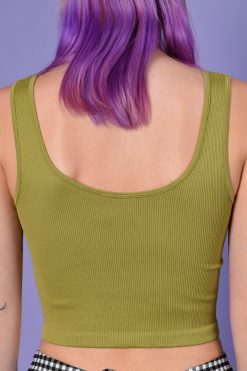 Echo Club House Benji Ribbed Seamless Henley Tank