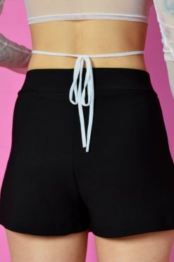 Echo Club House Clothes Dangle Y2K Deadstock Rhinestone Skort