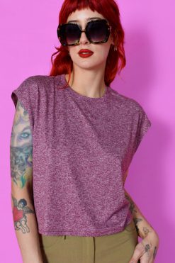 Echo Club House Genoa Heathered Sleeveless Top Clothes