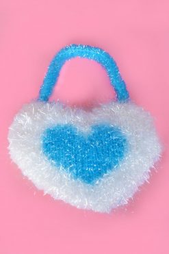 Echo Club House Accessories Deadstock Super Mini Tinsel Heart Bag