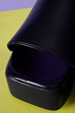 Echo Club House Shoes Atomic Square Toe Platform Sandal