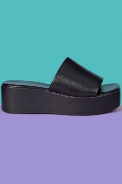 Echo Club House Shoes Atomic Square Toe Platform Sandal