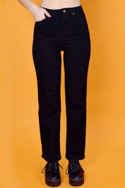 Echo Club House Under Control Straight Leg Jeans - Black Clothes