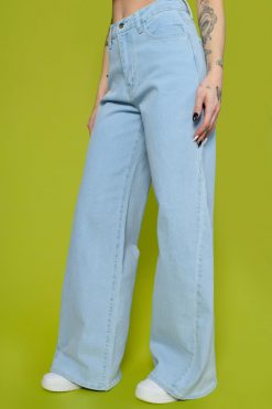 Echo Club House Zazie Ultra Wide Denim - Light Wash Clothes