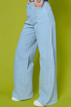 Echo Club House Zazie Ultra Wide Denim - Light Wash Clothes