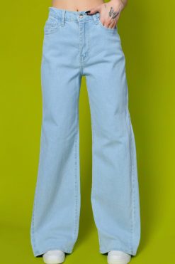 Echo Club House Zazie Ultra Wide Denim - Light Wash Clothes