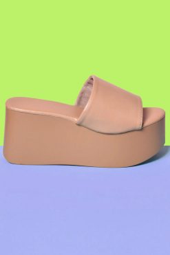 Echo Club House Set It Up Strap Super Platform - Beige