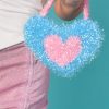 Echo Club House Accessories Deadstock Super Mini Tinsel Heart Bag