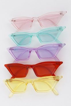 Echo Club House Porsha Clear Cat Eye Sunnies