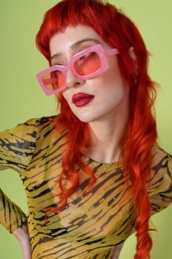 Echo Club House Accessories Permanent VK Square Sunglasses