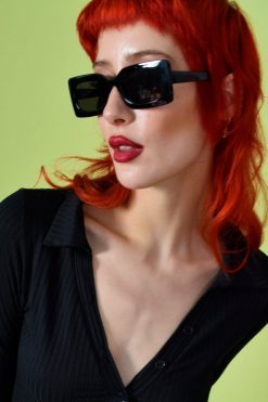 Echo Club House Accessories Permanent VK Square Sunglasses