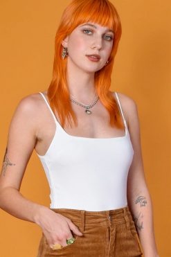 Echo Club House Clothes Lazy Afternoon Square Neck Bodysuit