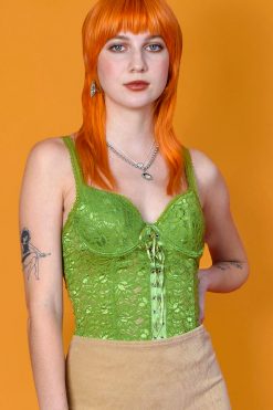 Echo Club House Deadstock Wild At Heart Lace Up Corset Clothes